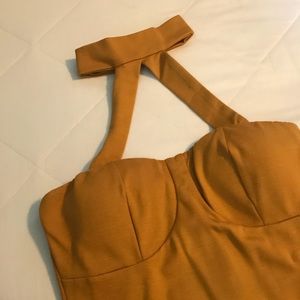 Mustard Colored Super Cute Dress